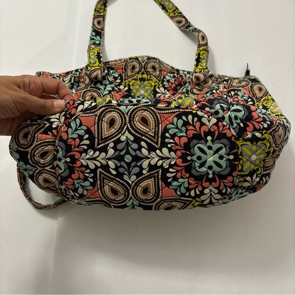 Vera Bradley Iconic Glenna Satchel Shoulder Bag Retired Sierra Pattern - Picture 4 of 15